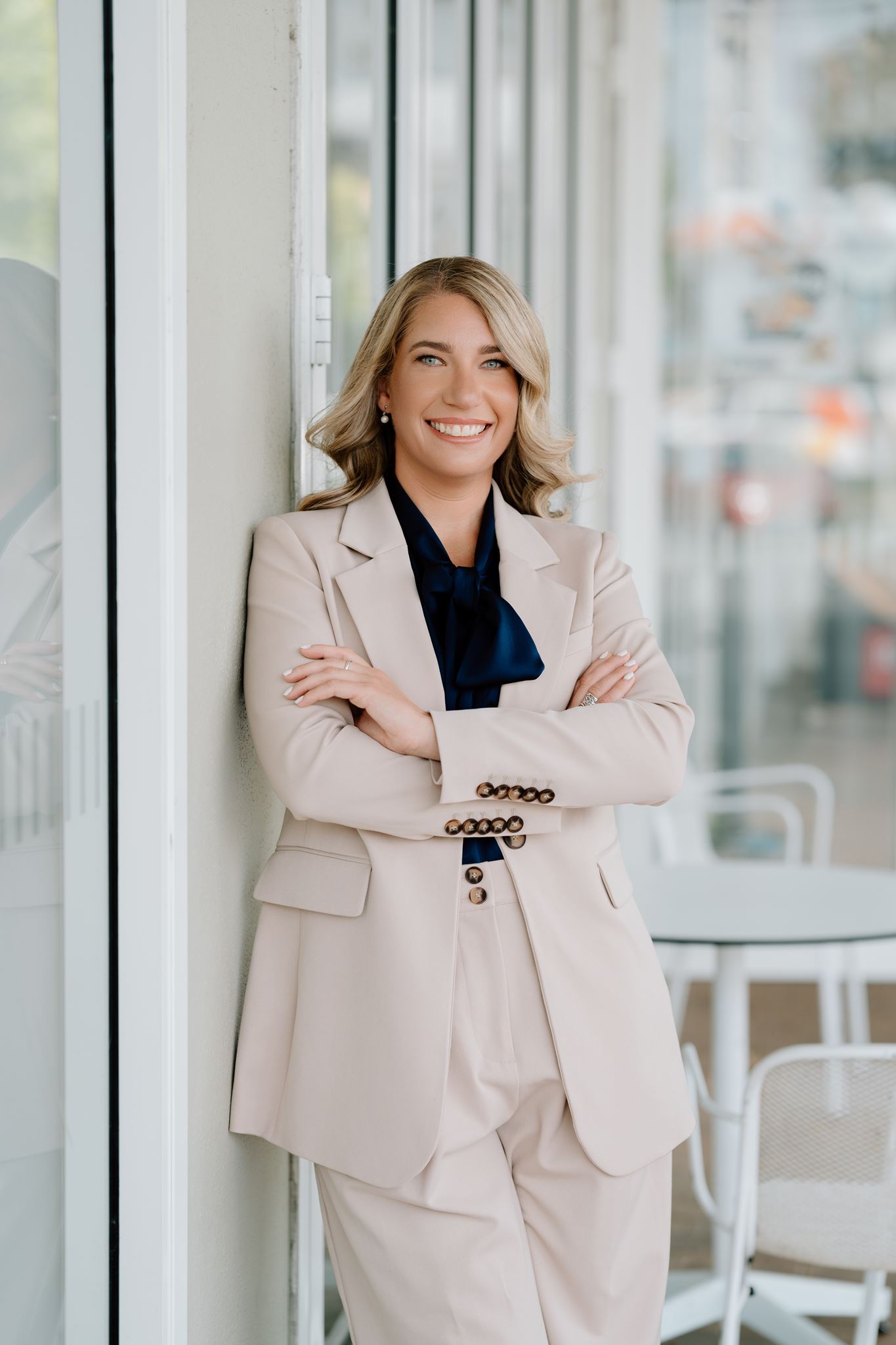 Trudy photographed in Hamilton CBD during an outdoor personal branding photography session